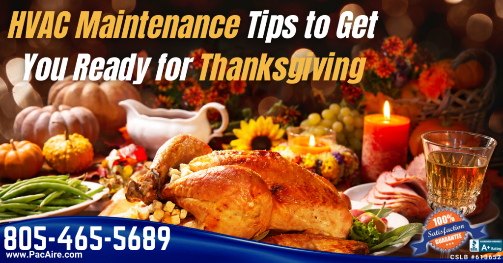 HVAC Maintenance Tips to Get You Ready for Thanksgiving