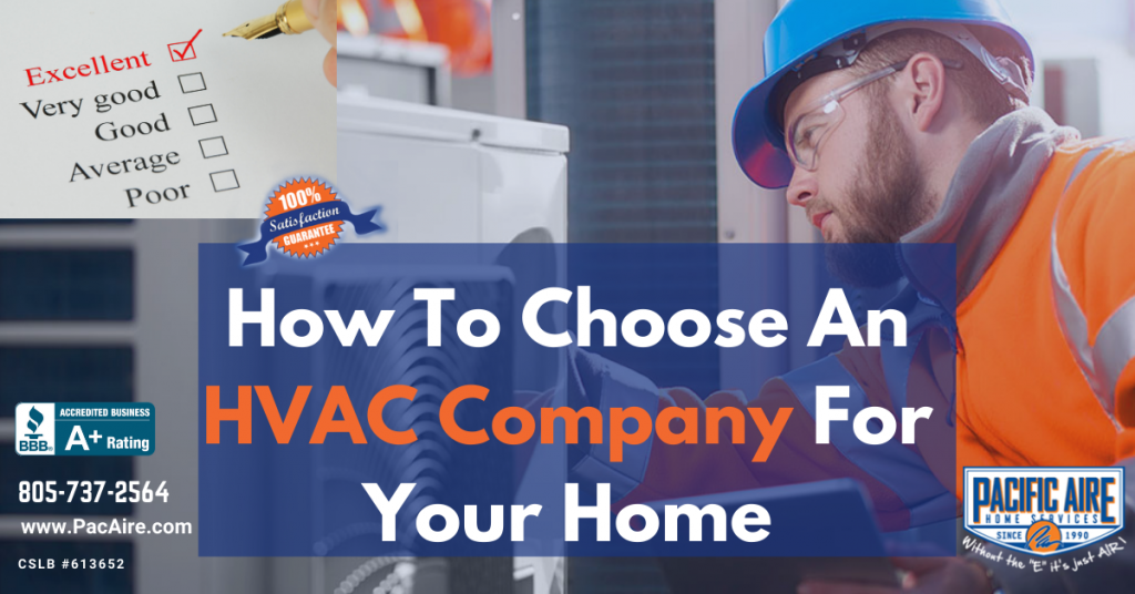How To Choose An HVAC Company For Your Home