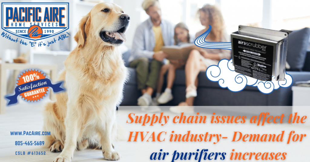Supply Chain Issues Affect The HVAC Industry- Demand For Air Purifiers Increases