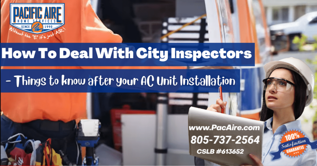 How To Deal With City Inspectors – Things To Know After Your AC Unit Installation