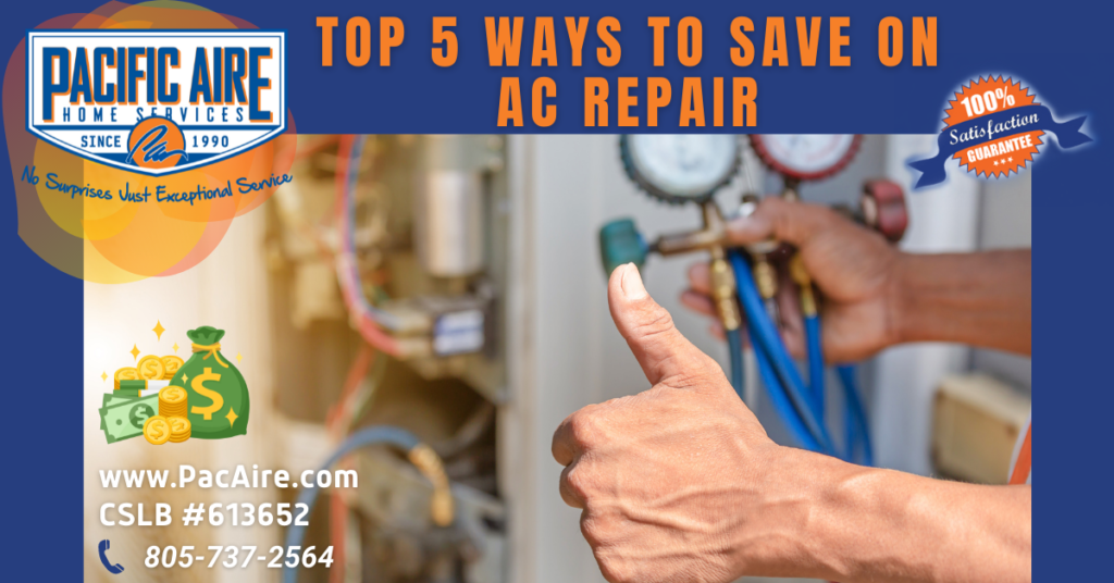 Top 5 Ways to Save on AC Repair Cost